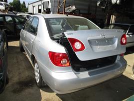 2005 TOYOTA COROLLA LE, 1.8L AUTO, COLOR SILVER ,STK Z15935